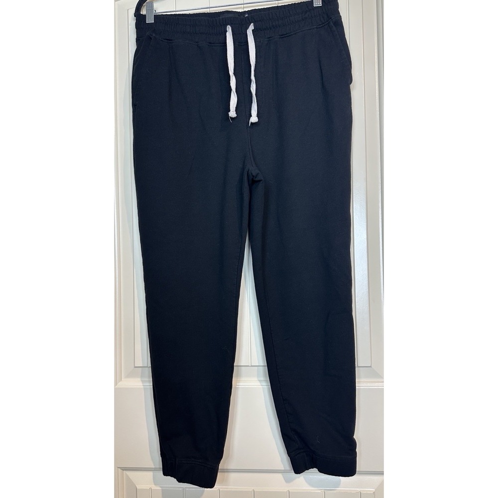 RSQ lightweight Fleece lined Jogger Sweatpants black Size Large comfort school